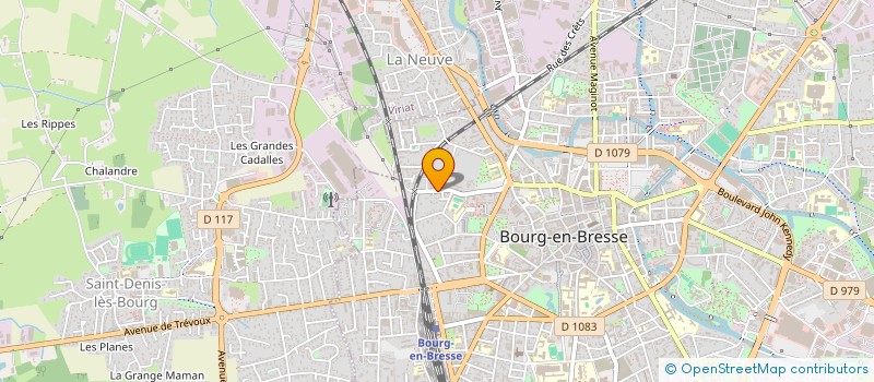 localisation de l'entreprise COPROPRIETE RESIDENCE CHARLES JARRIN à BOURG-EN-BRESSE