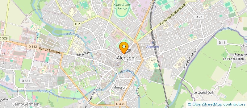 localisation de l'entreprise COPROPRIETE RESIDENCE CLEMENCEAU à ALENCON