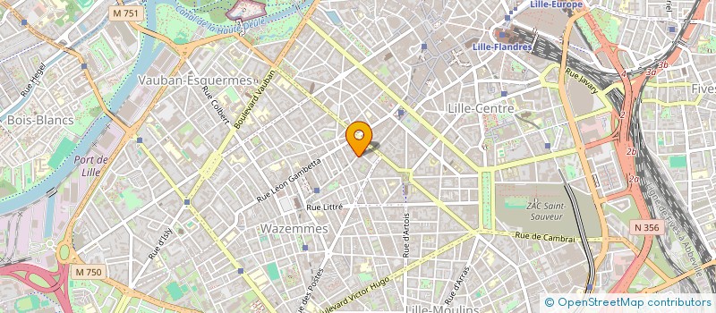 localisation de l'entreprise COPROPRIETE RESIDENCE COLBRANT à LILLE