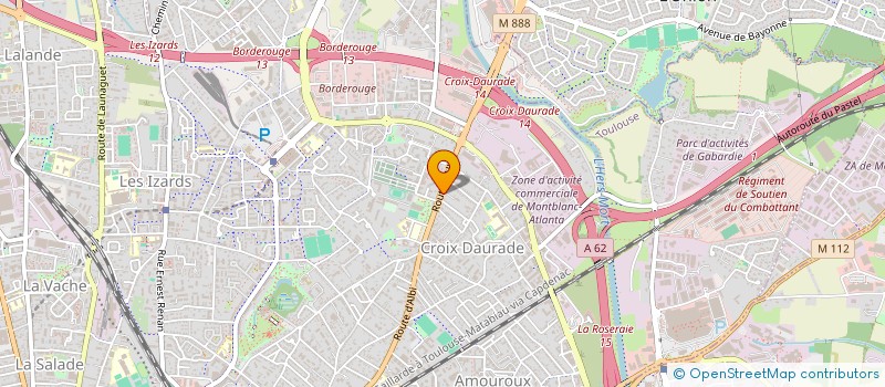 localisation de l'entreprise COPROPRIETE RESIDENCE CROIX DAURADE à TOULOUSE