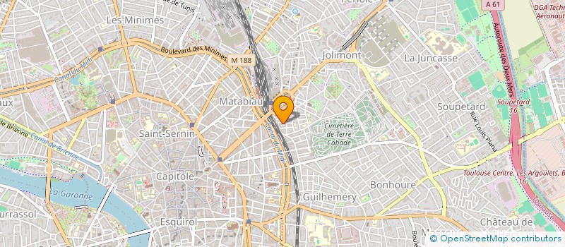 localisation de l'entreprise COPROPRIETE RESIDENCE DALMATIE à TOULOUSE
