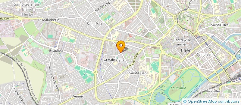 localisation de l'entreprise COPROPRIETE RESIDENCE DAMOZANNE à CAEN