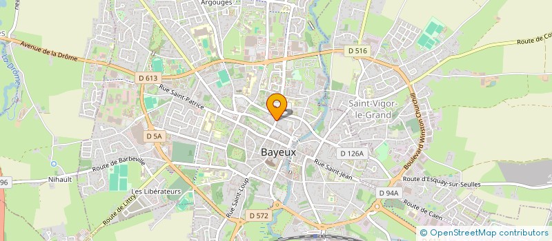 localisation de l'entreprise COPROPRIETE RESIDENCE DE BRETAGNE  BAYEUX