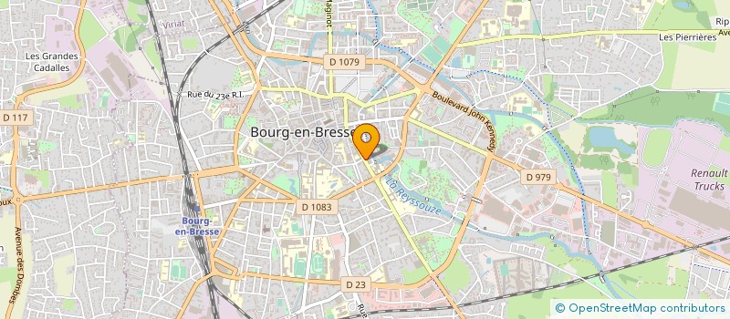 localisation de l'entreprise COPROPRIETE RESIDENCE DE BROU  BOURG-EN-BRESSE
