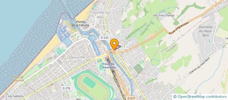 localisation de l'entreprise COPROPRIETE RESIDENCE DE FRANCE  TROUVILLE-SUR-MER