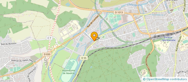 localisation de l'entreprise COPROPRIETE RESIDENCE DE L ITON  EVREUX