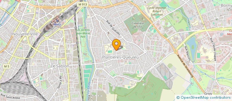 localisation de l'entreprise COPROPRIETE RESIDENCE DEVILLY  METZ