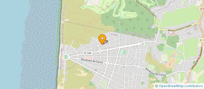 localisation de l'entreprise COPROPRIETE RESIDENCE DIABLERETS  CUCQ