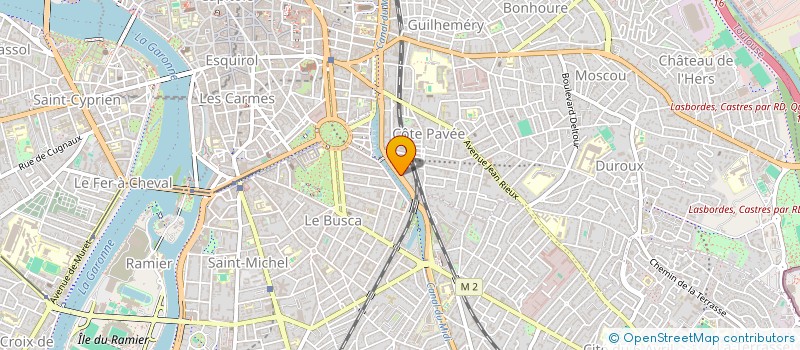 localisation de l'entreprise COPROPRIETE RESIDENCE DORVAL I à TOULOUSE