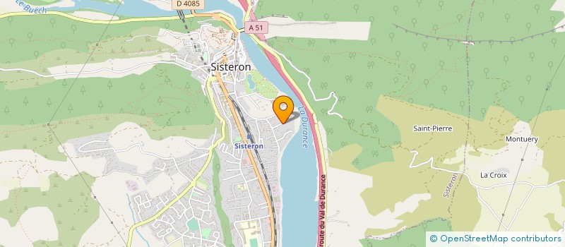 localisation de l'entreprise COPROPRIETE RESIDENCE DU LAC  SISTERON