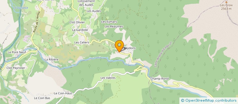 localisation de l'entreprise COPROPRIETE RESIDENCE DU LAC  EMBRUN