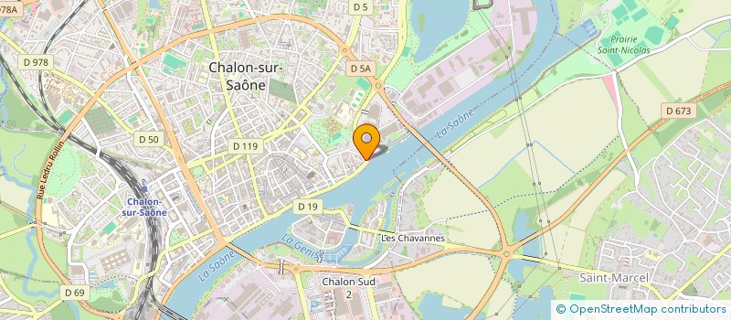 localisation de l'entreprise COPROPRIETE RESIDENCE DU PARC  CHALON-SUR-SAONE