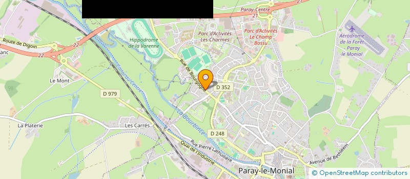 localisation de l'entreprise COPROPRIETE RESIDENCE DU PARC  PARAY-LE-MONIAL