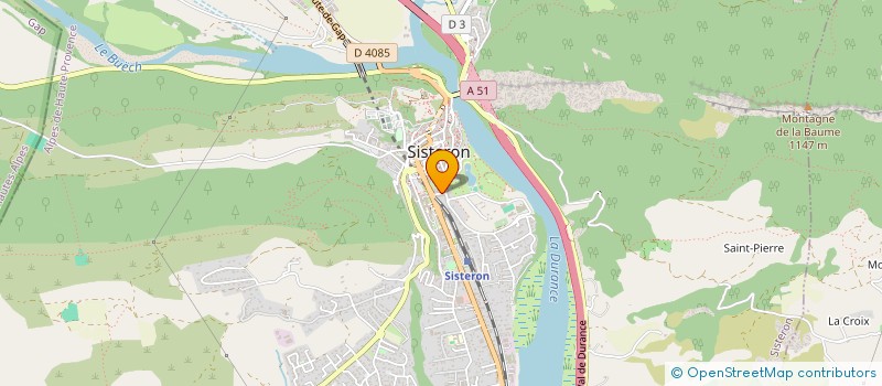 localisation de l'entreprise COPROPRIETE RESIDENCE DU PARC  SISTERON