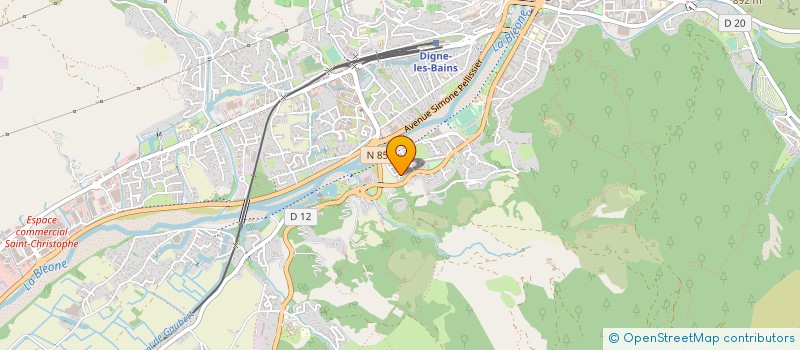 localisation de l'entreprise COPROPRIETE RESIDENCE FERREOLS à DIGNE-LES-BAINS
