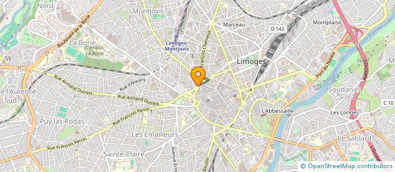 localisation de l'entreprise COPROPRIETE RESIDENCE FRANCOIS VILLON  LIMOGES