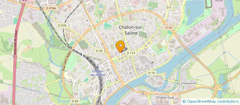 localisation de l'entreprise COPROPRIETE RESIDENCE GLORIETTE  CHALON-SUR-SAONE