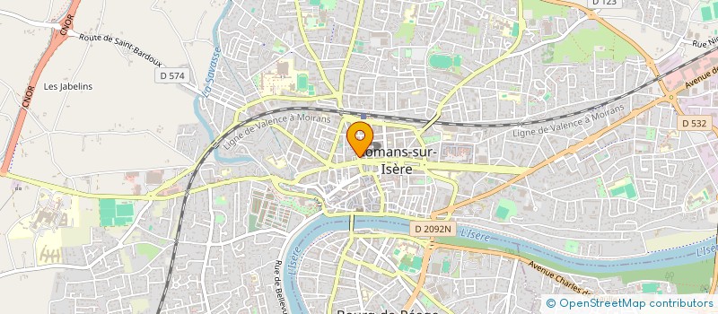 localisation de l'entreprise COPROPRIETE RESIDENCE JEAN JAURES  ROMANS-SUR-ISERE