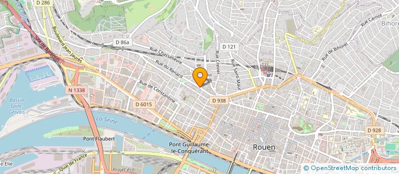 localisation de l'entreprise COPROPRIETE RESIDENCE LA COUR D YSENGRIN à ROUEN