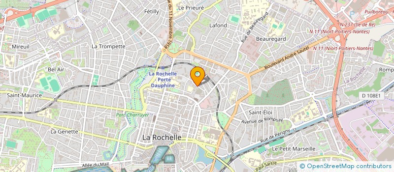 localisation de l'entreprise COPROPRIETE RESIDENCE LA GOELETTE  LA ROCHELLE