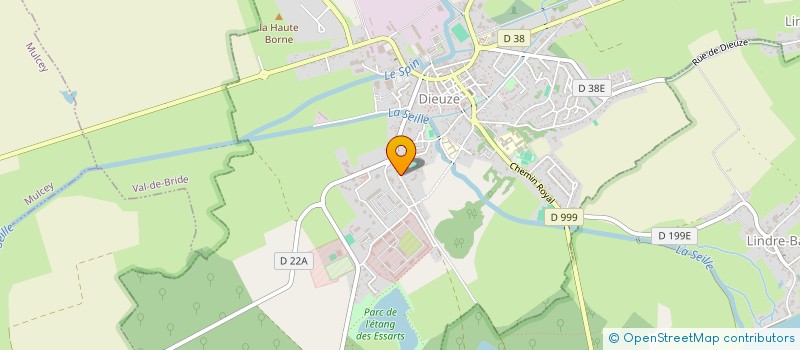 localisation de l'entreprise COPROPRIETE RESIDENCE LAFAYETTE  DIEUZE