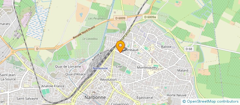 localisation de l'entreprise COPROPRIETE RESIDENCE LE 48  NARBONNE