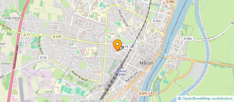 localisation de l'entreprise COPROPRIETE RESIDENCE LE CLOS LACRETELLE  MACON