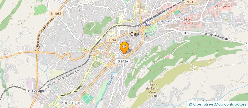 localisation de l'entreprise COPROPRIETE RESIDENCE LE DAUPHINE CARNOT  GAP