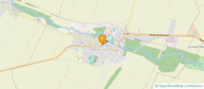 localisation de l'entreprise COPROPRIETE RESIDENCE LE GRAND CERF  PONTFAVERGER-MORONVILLIERS