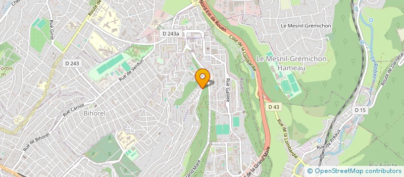 localisation de l'entreprise COPROPRIETE RESIDENCE LE GUILLAUME TELL à ROUEN