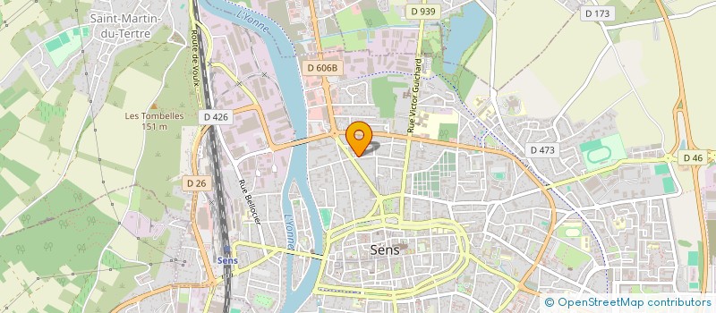 localisation de l'entreprise COPROPRIETE RESIDENCE LE PARC ST SAUVEUR  SENS