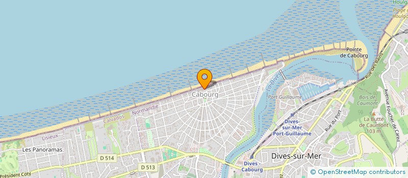 localisation de l'entreprise COPROPRIETE RESIDENCE LE PRESIDENT  CABOURG