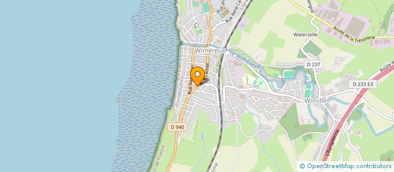 localisation de l'entreprise COPROPRIETE RESIDENCE LE REGENCY  WIMEREUX