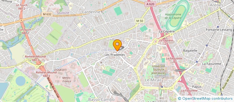localisation de l'entreprise COPROPRIETE RESIDENCE LE ROUVROY à TOULOUSE