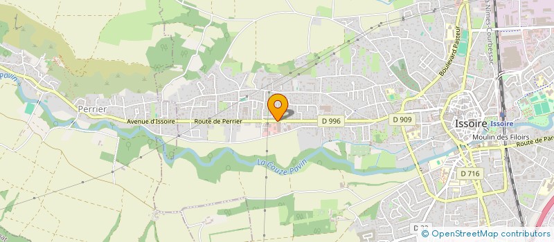 localisation de l'entreprise COPROPRIETE RESIDENCE LE SANCY  ISSOIRE