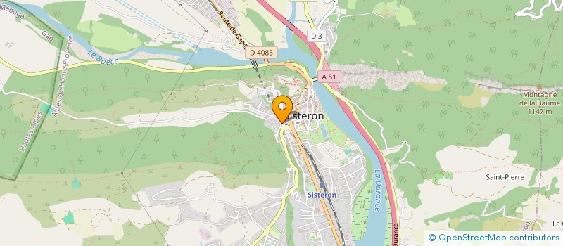 localisation de l'entreprise COPROPRIETE RESIDENCE LE THOR  SISTERON