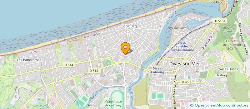 localisation de l'entreprise COPROPRIETE RESIDENCE LES ARCADES  CABOURG