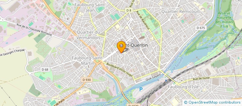 localisation de l'entreprise COPROPRIETE RESIDENCE LES ARCHERS  SAINT-QUENTIN