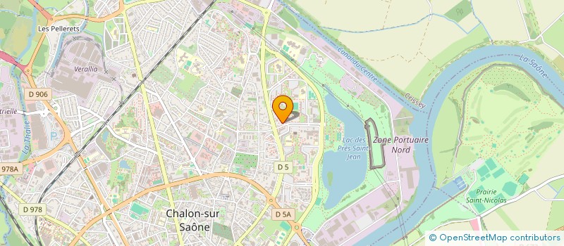 localisation de l'entreprise COPROPRIETE RESIDENCE LES BADOLLES  CHALON-SUR-SAONE