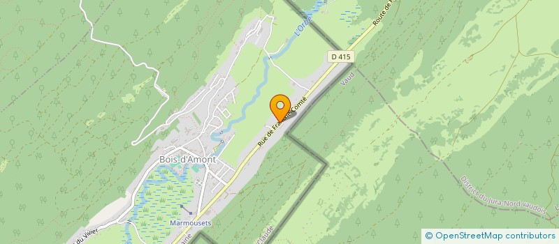 localisation de l'entreprise COPROPRIETE RESIDENCE LES GAVOTTES  BOIS-D'AMONT