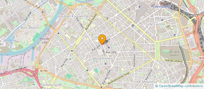 localisation de l'entreprise COPROPRIETE RESIDENCE LES VILLAS CANOPEE à LILLE