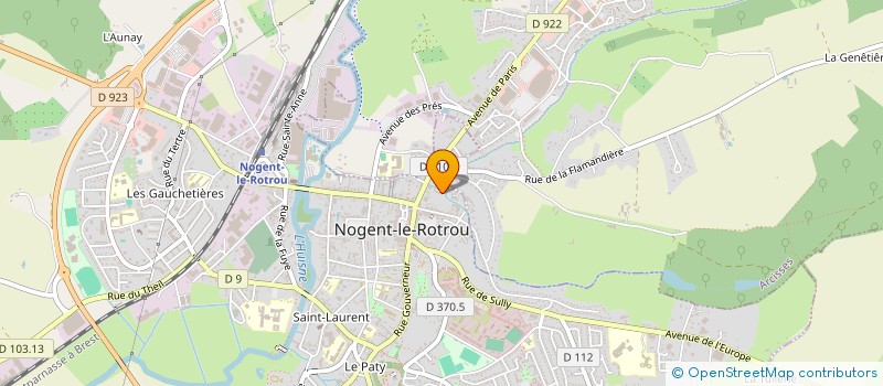 localisation de l'entreprise COPROPRIETE RESIDENCE LEVAL à NOGENT-LE-ROTROU