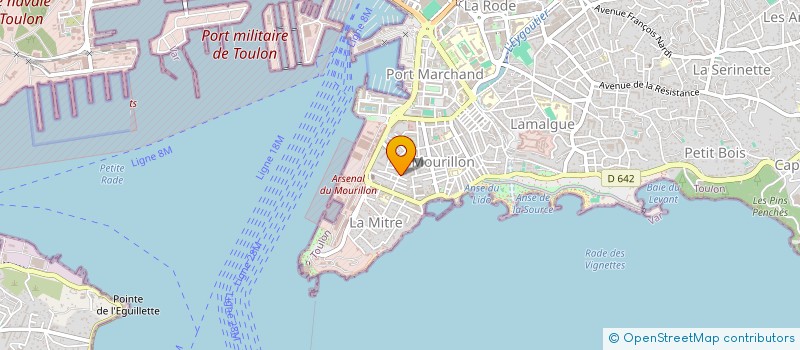 localisation de l'entreprise COPROPRIETE RESIDENCE LITARDI  TOULON