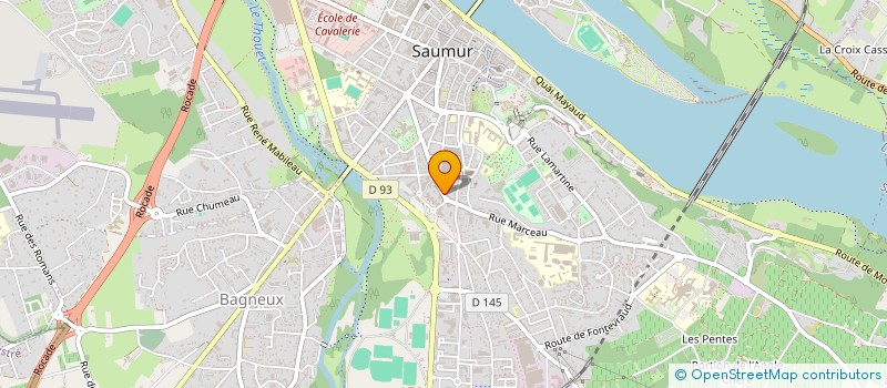 localisation de l'entreprise COPROPRIETE RESIDENCE MARGOT  SAUMUR