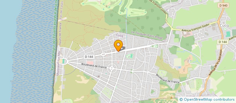 localisation de l'entreprise COPROPRIETE RESIDENCE MATARO  CUCQ