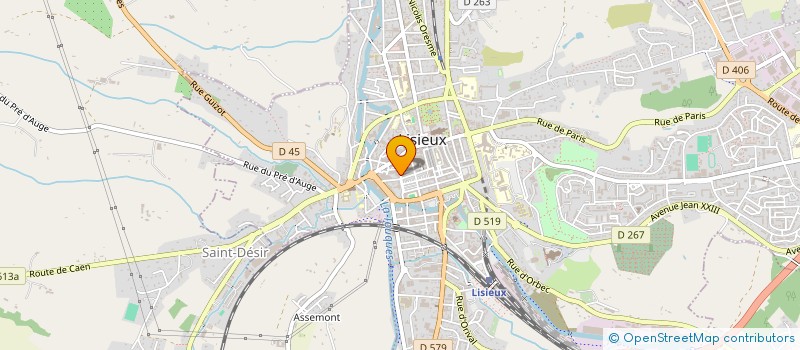 localisation de l'entreprise COPROPRIETE RESIDENCE MOULIN A TAN  LISIEUX