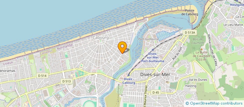 localisation de l'entreprise COPROPRIETE RESIDENCE NEPTUNE  CABOURG