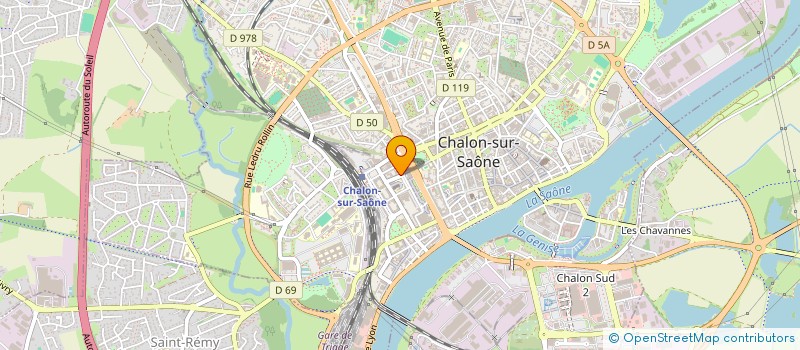 localisation de l'entreprise COPROPRIETE RESIDENCE NIEPCE  CHALON-SUR-SAONE