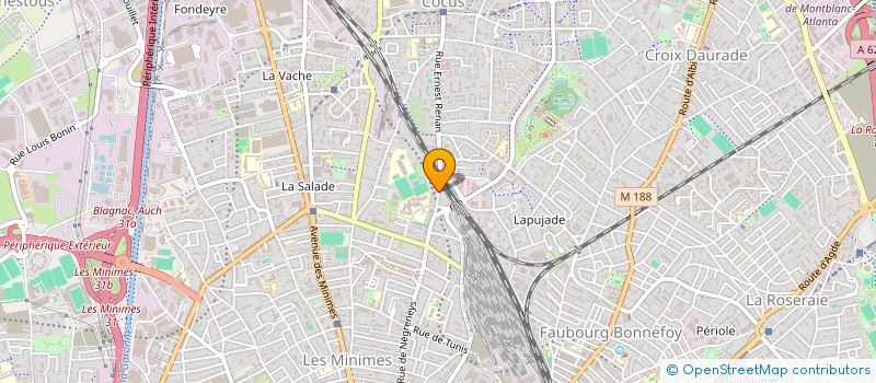 localisation de l'entreprise COPROPRIETE RESIDENCE ODYSSEE à TOULOUSE