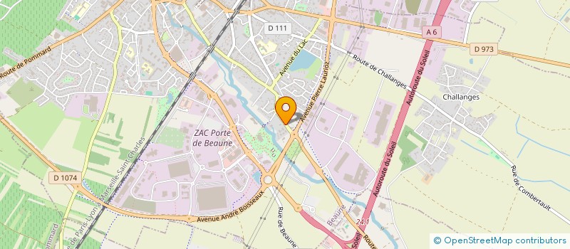 localisation de l'entreprise COPROPRIETE RESIDENCE PERRIERE à BEAUNE